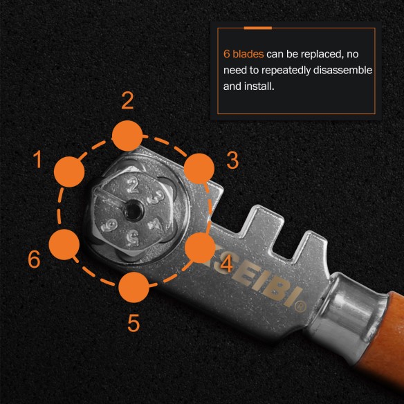高性能な6枚刃カッター/木工用 | KSEIBI