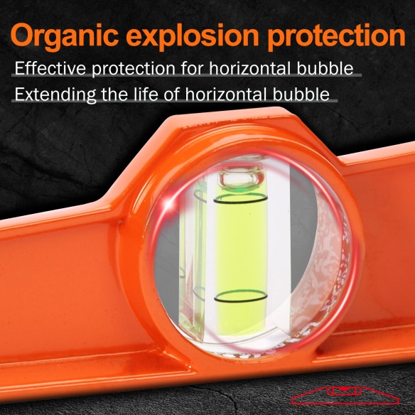 "Accurate and Durable Supercast Spirit Level for Precise Measurements | KSEIBI"