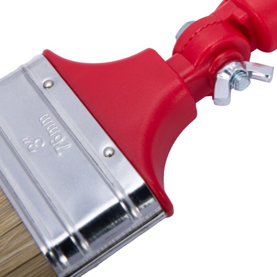 Swivil Handle White Bristle Paint Brush