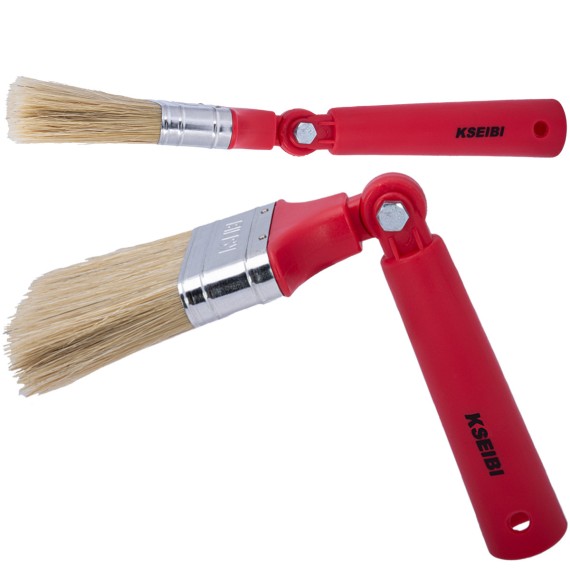 Swivil Handle White Bristle Paint Brush
