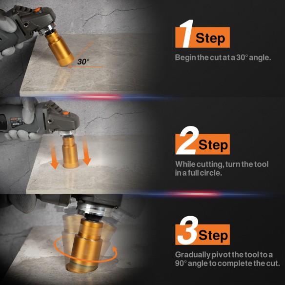 "Core diamantato brazato a vuoto per trapano a umido | KSEIBI"