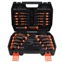 Kit de destornilladores y puntas 865 de 52 piezas para bricolaje y reparaciones | KSEIBI