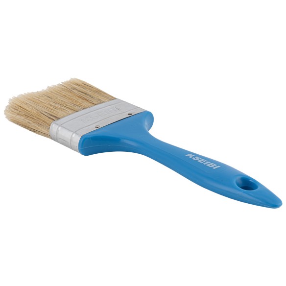 Pincel de Pintura com Cabo de Plástico Branco - Azul Claro 20mm para Artesanato | KSEIBI