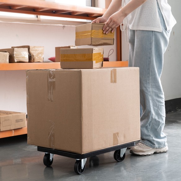 Carucior de transport marfa din plastic rezistent | KSEIBI