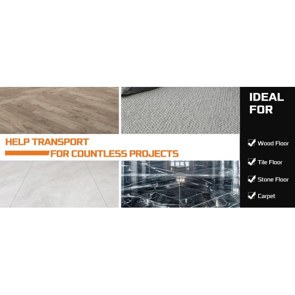 Carucior de transport marfa din plastic rezistent | KSEIBI