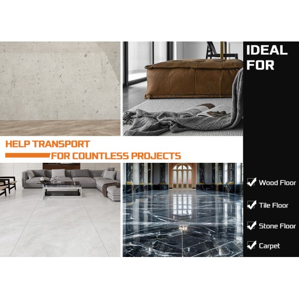 Carrello in plastica resistente per trasportare merci pesanti | KSEIBI