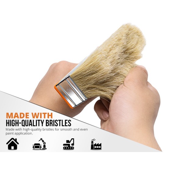 Ensemble de 3 pinceaux de peinture professionnels de haute qualité | KSEIBI