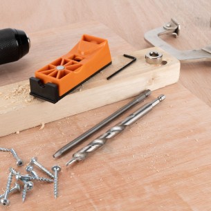 High-Quality Single Barrel Pocket Hole Jig Set for Precise Woodworking | KSEIBI 2