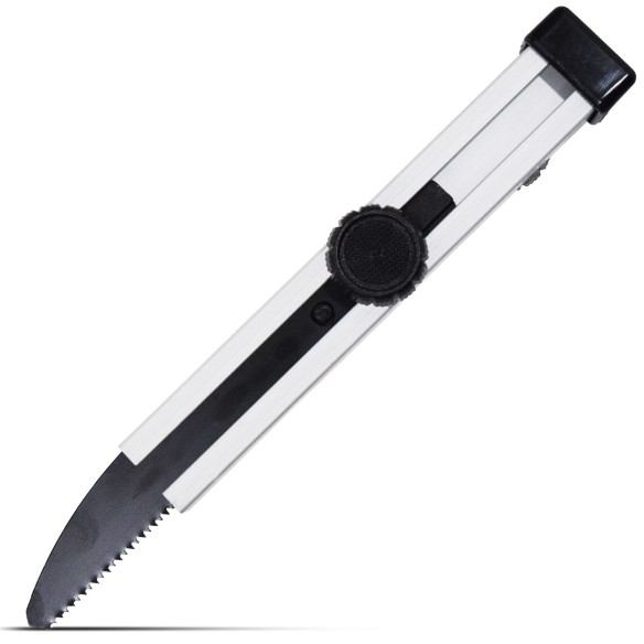 Cuchillo multiusos snap-off de aluminio 18mm para cortar varios materiales | KSEIBI