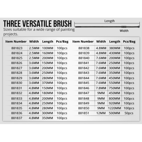 Serre-câbles en nylon noirs de haute qualité | KSEIBI