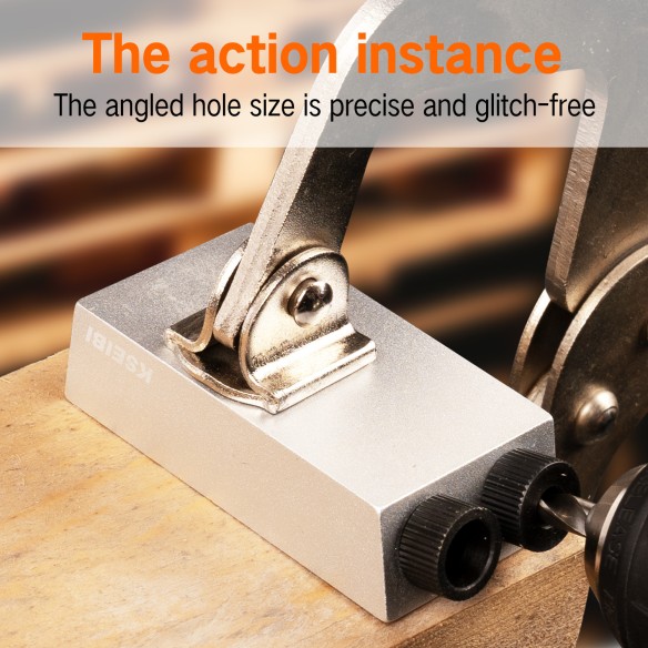 "High-Quality Metal Pocket Hole Jig for Precision Joinery | KSEIBI"