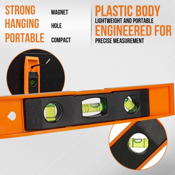 High-Quality Magnetic Torpedo Level for Precision Measurements | KSEIBI