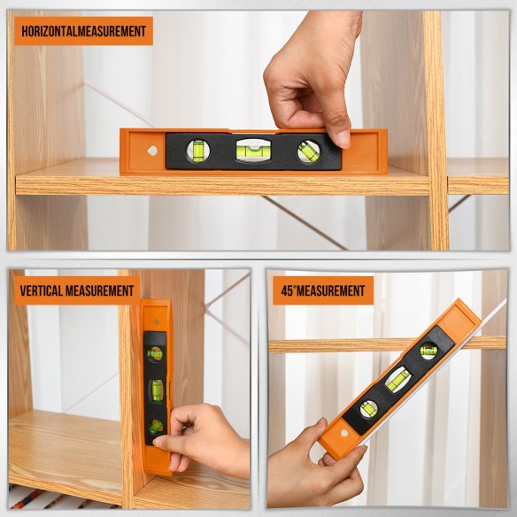 Nível de Bolha Magnético Profissional para Construção | KSEIBI