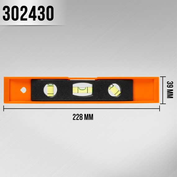 Livella magnetica con tre fiale PM 22 per precisione perfetta | KSEIBI