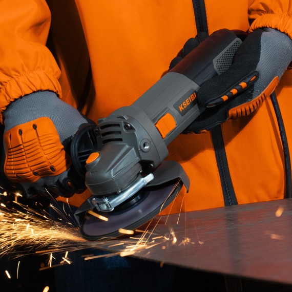 Smerigliatrice angolare professionale da 125 mm - Potente 950W | KSEIBI
