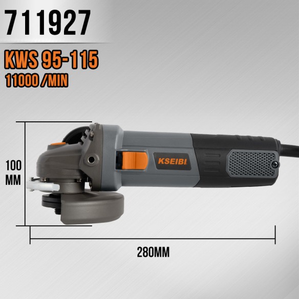 KWS 95-125、125mmディスクグラインダー、950Wパワフルツール | KSEIBI