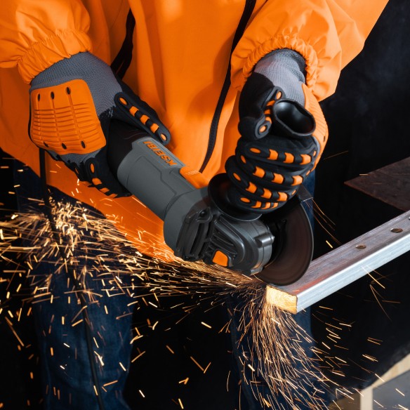 Leistungsstarker Winkelschleifer 115 mm für präzise Arbeiten | KSEIBI