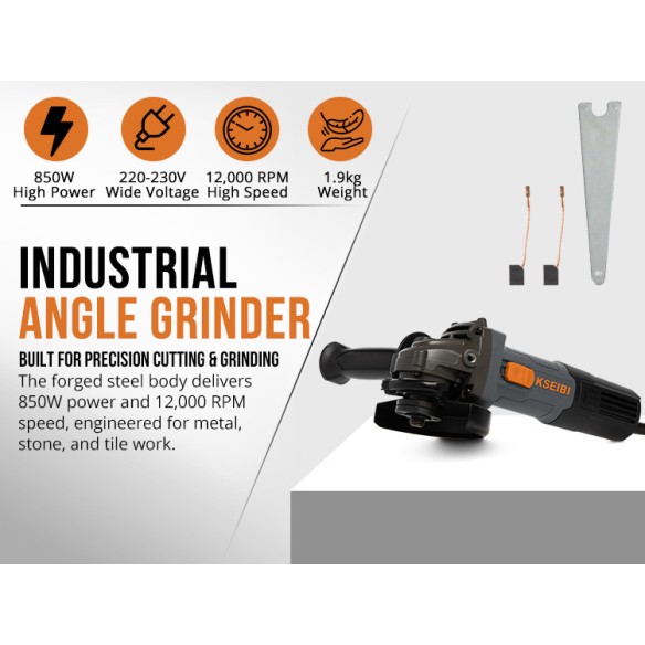 Smerigliatrice angolare 115 mm 850W | KSEIBI