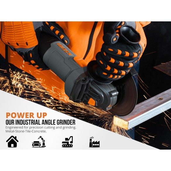 Mașină de șlefuit unghiulară cu putere mare 850W | KSEIBI