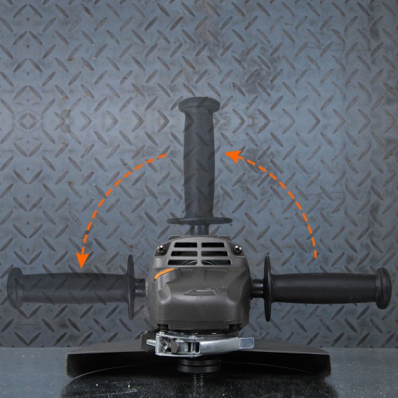 Meuleuse d'angle KWS 24-230, 230mm, 2400W pour travaux de précision | KSEIBI