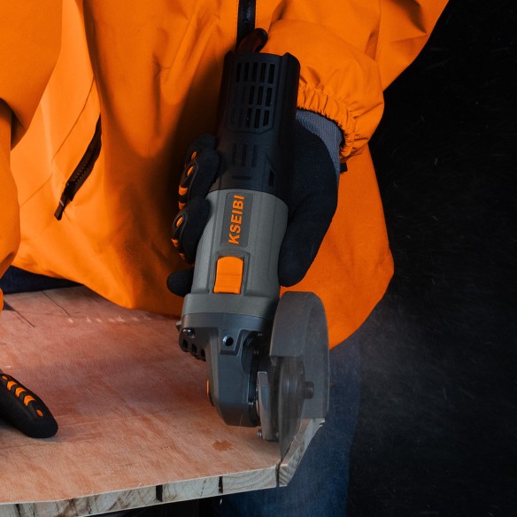 "Powerful Variable Speed Angle Grinder for Precision Cutting | KSEIBI"