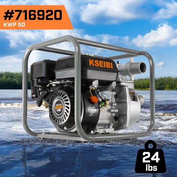 "Leistungsstarke KWP 50 Benzinmotor-Wasserpumpe, 50 mm | KSEIBI"