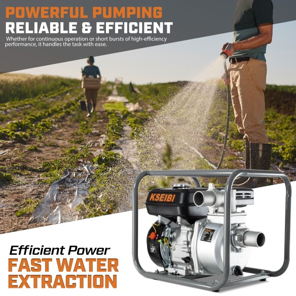 High-Quality Gasoline Water Pump for Efficient Water Transfer | KSEIBI