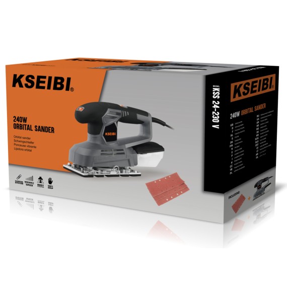 High-Quality KSS 24-230 V Finishing Sander for Smooth Surfaces | KSEIBI