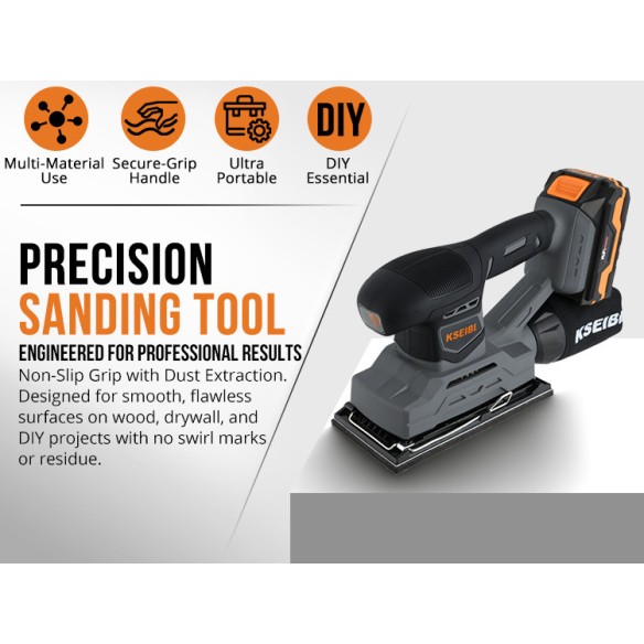 Compre a Lixadeira De Acabamento Sem Fio 20v Kss 20v-230 | KSEIBI
