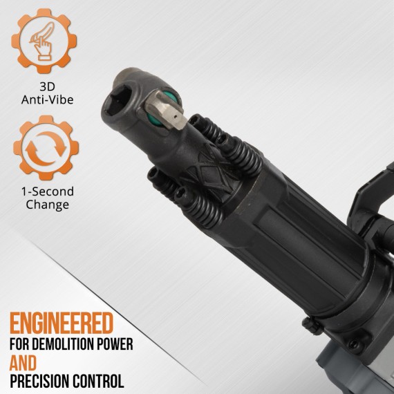 High-Power KSH 1750 D Demolition Hammer for Tough Jobs | KSEIBI
