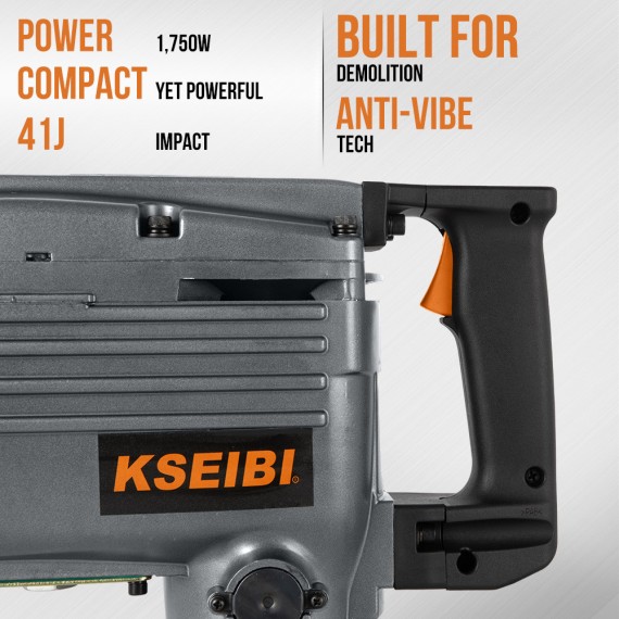 KSH 1750 D Abbruchhammer 30 Mm HEX 1750W für professionelle Abbrucharbeiten | KSEIBI