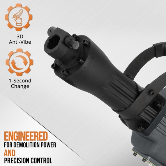 Ciocan demolator KSH 1600 D, putere 1600W | KSEIBI