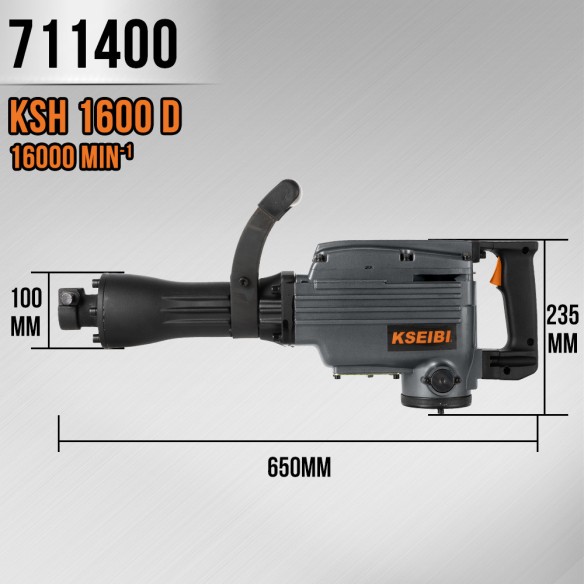 Ciocan demolator KSH 1600 D, putere 1600W | KSEIBI