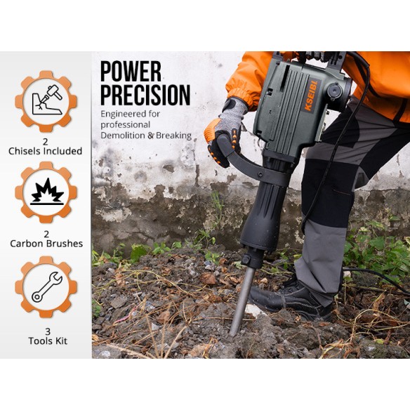 Ciocan demolator KSH 1600 D, putere 1600W | KSEIBI