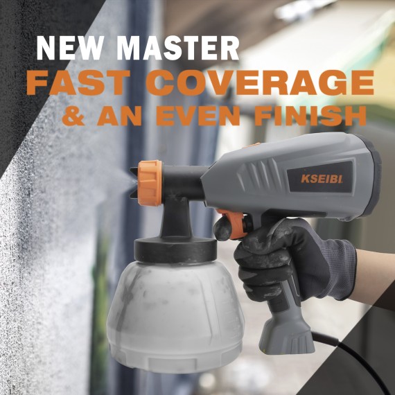 High-Quality Electric Spray Gun for Precision Painting | KSEIBI