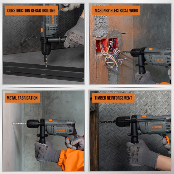 High-Performance KSB 580 D Impact Drill for Precision Drilling | KSEIBI