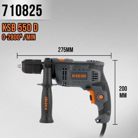 Trapano a percussione KSB 580 D, 13 mm 580W | KSEIBI