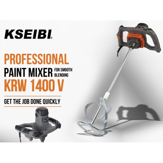 Mixer de vopsea KRW 1400 V pentru profesioniști | KSEIBI