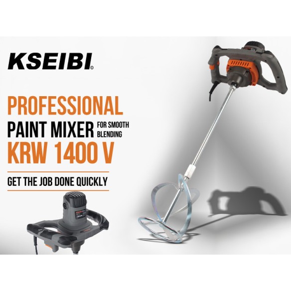 Professional KRW 1400 V Paint Mixer for Smooth Blending | KSEIBI
