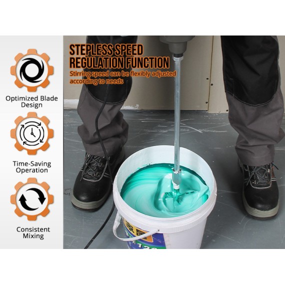 Mixer de vopsea KRW 1400 V pentru profesioniști | KSEIBI