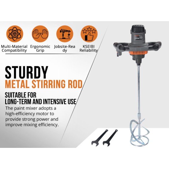 Misturador de Tinta Krw 1400 V para Pintura Profissional | KSEIBI