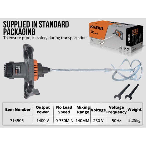 Misturador de Tinta Krw 1400 V para Pintura Profissional | KSEIBI