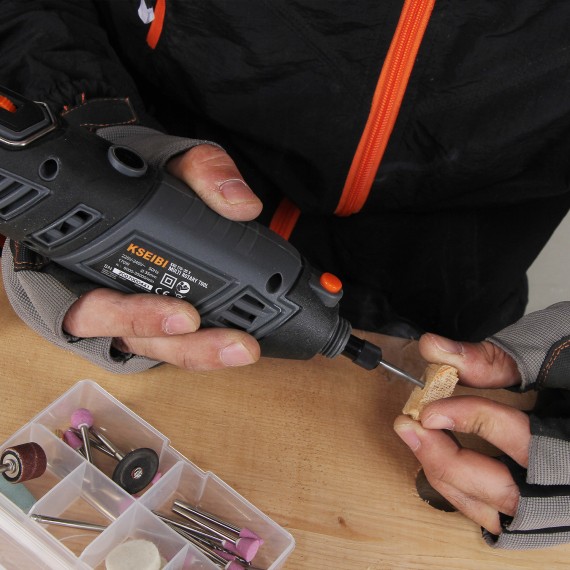 Versatile and Powerful Multi Rotary Tool Set with 106 Pieces | KSEIBI