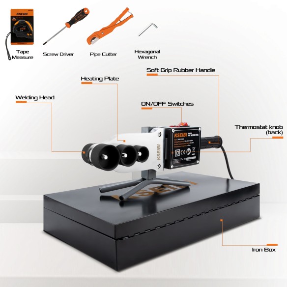 Solda de Tubos KPW 1500: A Melhor Ferramenta para Soldagem | KSEIBI