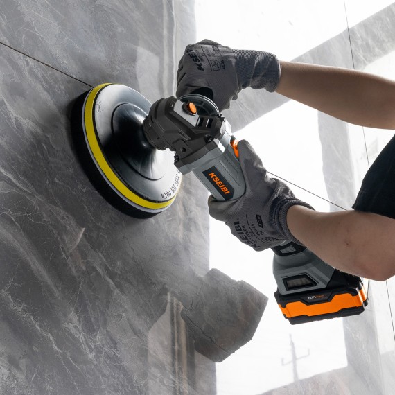 KPO 20VEC-180 Cordless Brushless Polisher/Sander for DIY Enthusiasts | KSEIBI