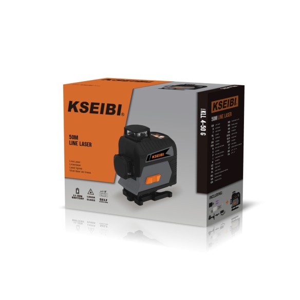 "Professional Grade KLL 4-50 G Line Laser with 16 Lines for Precise Accuracy | KSEIBI"