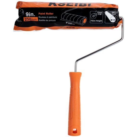 Hochwertiger Farbroller 9" für präzises Streichen | KSEIBI