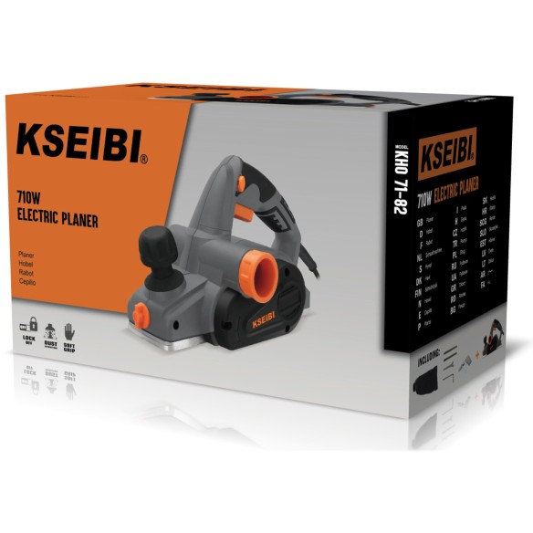 Powerful 710W Electric Planer for Precise Woodworking | KSEIBI