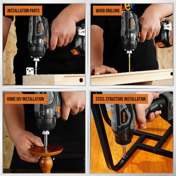 Visseuse à percussion sans fil 20V pour travaux rapides | KSEIBI