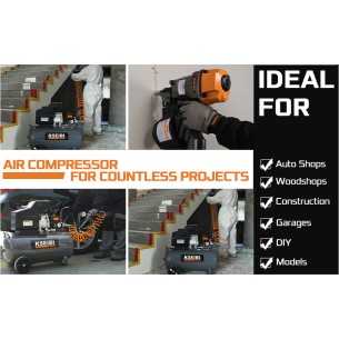 KDA 15-24, Compresseur d'air, 24l, 2HP